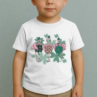 St Patrick's Day Flamingo Toddler T-Shirt
