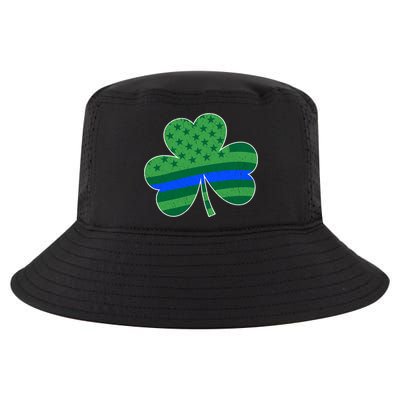 St Patricks Day Shamrock Irish American Police Officer Cop Meaningful Gift Cool Comfort Performance Bucket Hat