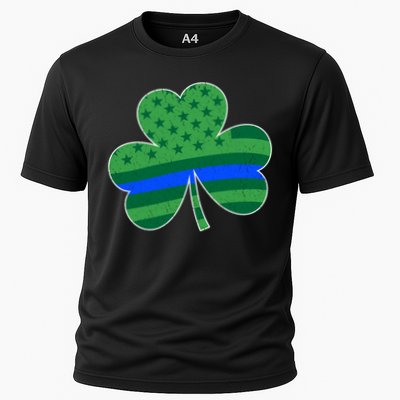 St Patricks Day Shamrock Irish American Police Officer Cop Meaningful Gift Performance Shirt