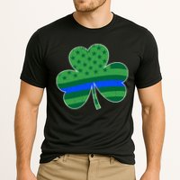 St Patricks Day Shamrock Irish American Police Officer Cop Meaningful Gift Cooling Performance Crew T-Shirt
