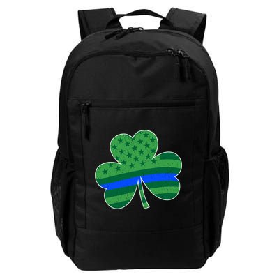 St Patricks Day Shamrock Irish American Police Officer Cop Meaningful Gift Backpack
