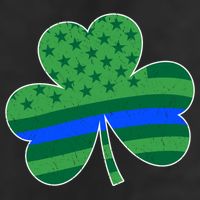 St Patricks Day Shamrock Irish American Police Officer Cop Meaningful Gift Adult Drive Performance Visor