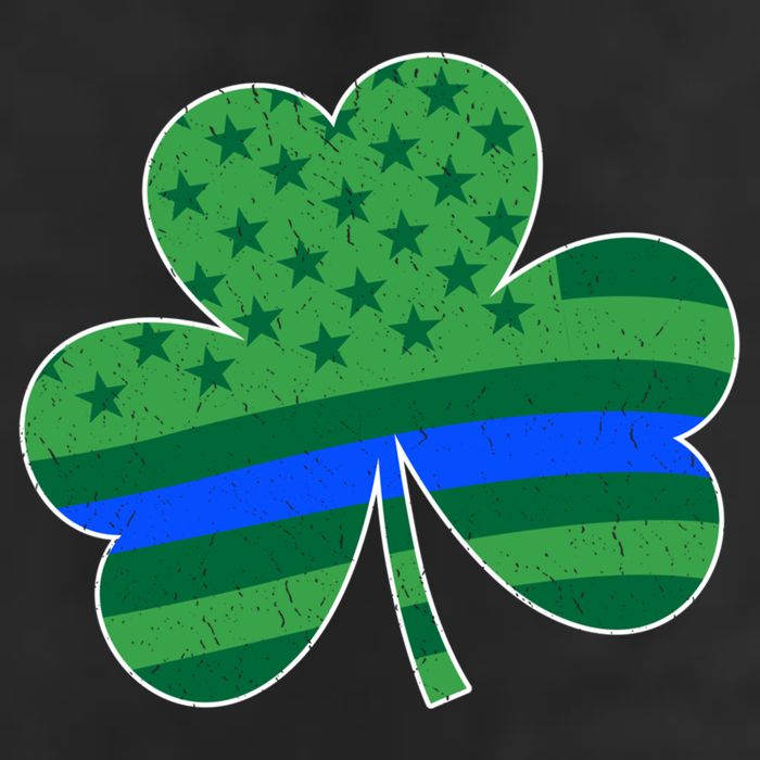 St Patricks Day Shamrock Irish American Police Officer Cop Meaningful Gift Adult Drive Performance Visor