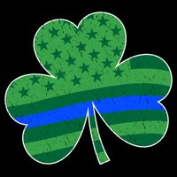 St Patricks Day Shamrock Irish American Police Officer Cop Meaningful Gift Bucket Hat