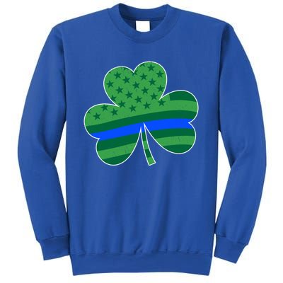 St Patricks Day Shamrock Irish American Police Officer Cop Meaningful Gift Sweatshirt