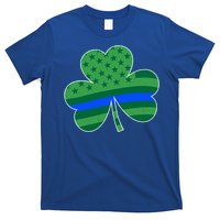 St Patricks Day Shamrock Irish American Police Officer Cop Meaningful Gift T-Shirt