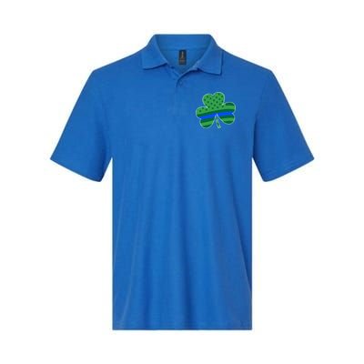 St Patricks Day Shamrock Irish American Police Officer Cop Meaningful Gift Polo