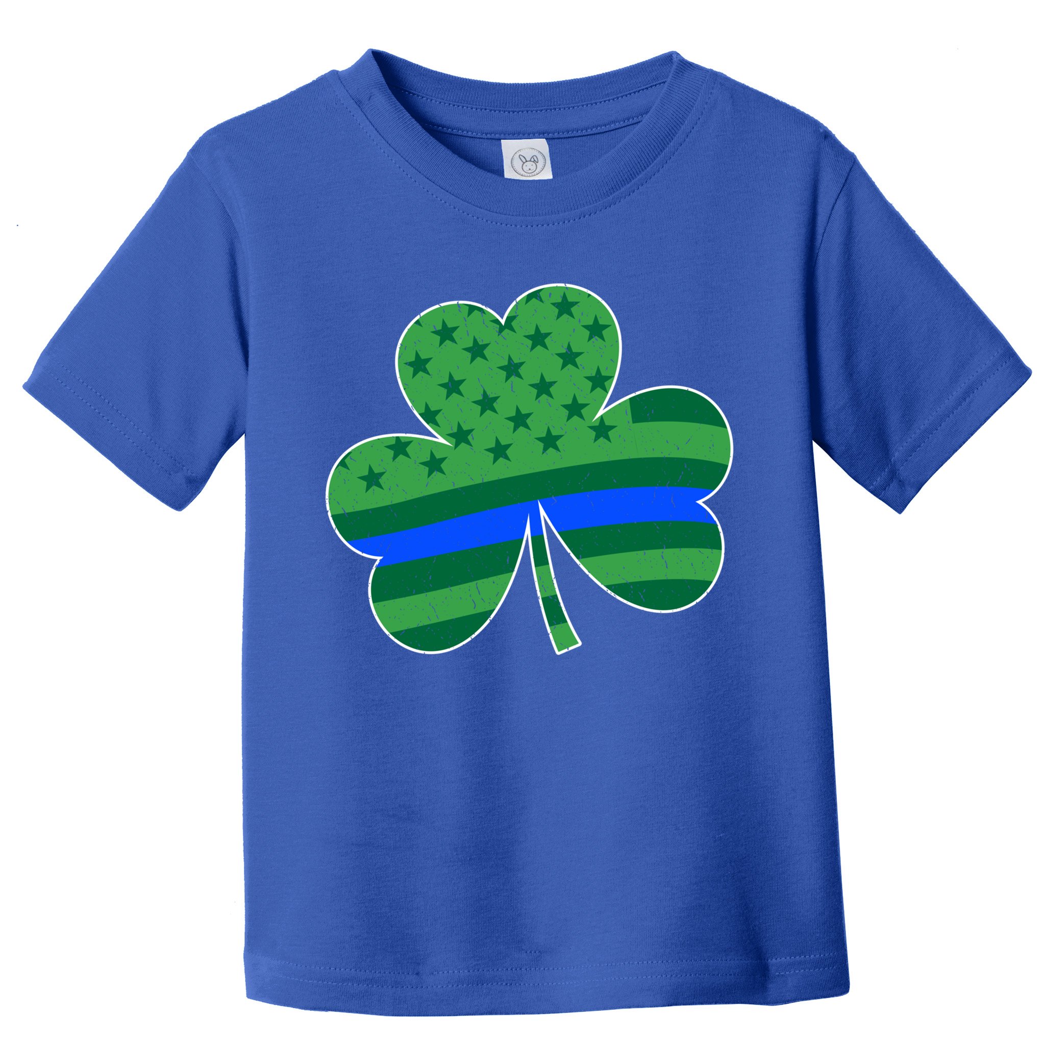 St Patricks Day Shamrock Irish American Police Officer Cop Meaningful Gift Toddler T-Shirt