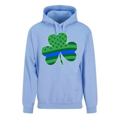 St Patricks Day Shamrock Irish American Police Officer Cop Meaningful Gift Unisex Surf Hoodie