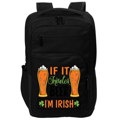 St Patricks Day Drinking Impact Tech Backpack