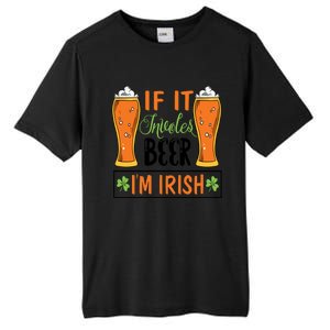 St Patricks Day Drinking Tall Fusion ChromaSoft Performance T-Shirt