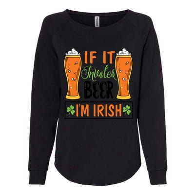 St Patricks Day Drinking Womens California Wash Sweatshirt