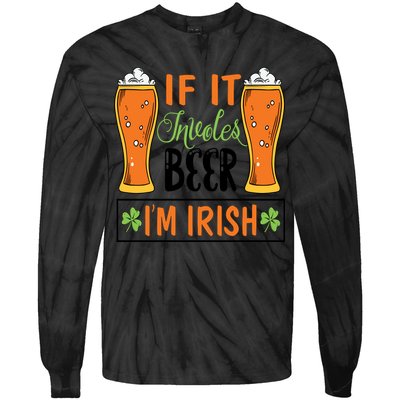St Patricks Day Drinking Tie-Dye Long Sleeve Shirt