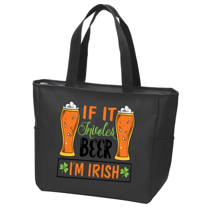 St Patricks Day Drinking Zip Tote Bag