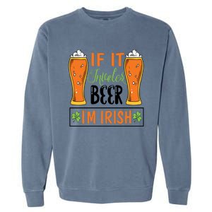 St Patricks Day Drinking Garment-Dyed Sweatshirt