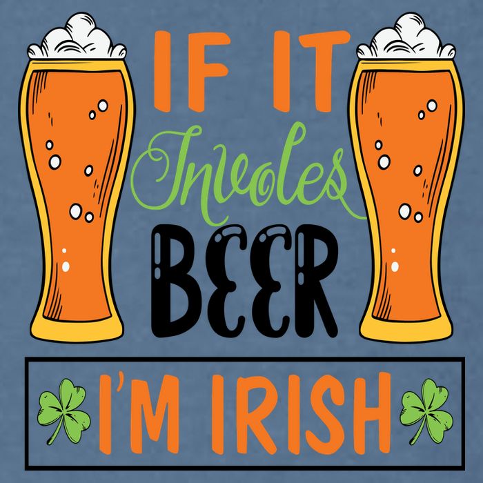 St Patricks Day Drinking Garment-Dyed Sweatshirt