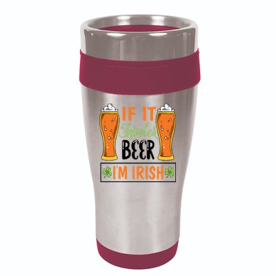 St Patricks Day Drinking 16oz Travel Tumbler