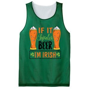 St Patricks Day Drinking Mesh Reversible Basketball Jersey Tank