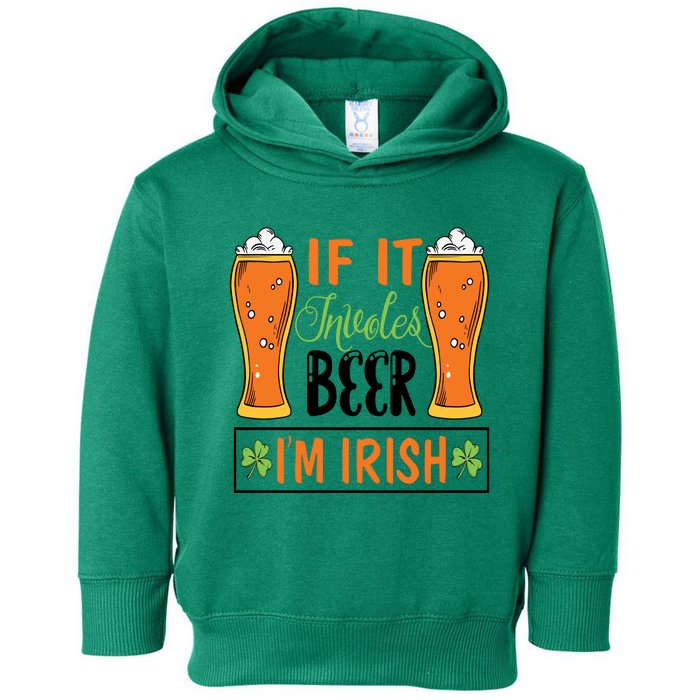 St Patricks Day Drinking Toddler Hoodie