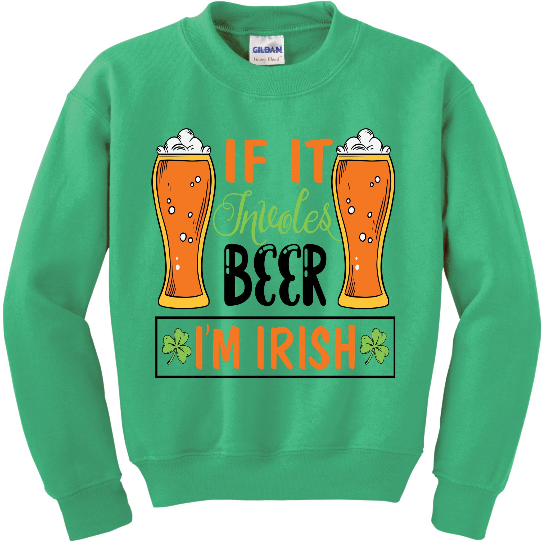 St Patricks Day Drinking Kids Sweatshirt