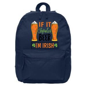 St Patricks Day Drinking 16 in Basic Backpack