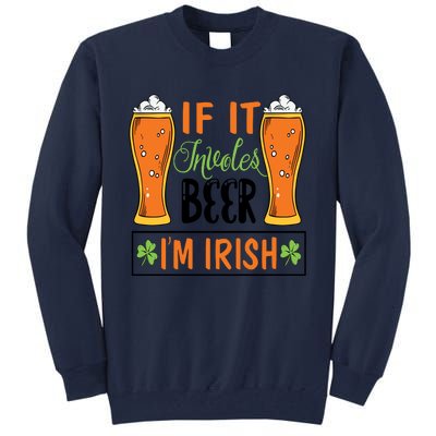 St Patricks Day Drinking Tall Sweatshirt