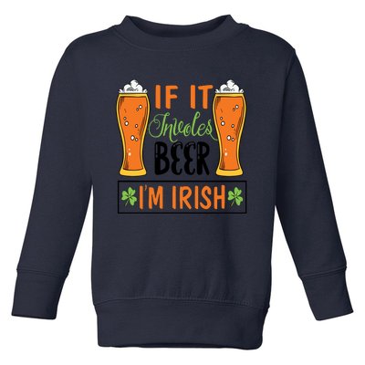 St Patricks Day Drinking Toddler Sweatshirt