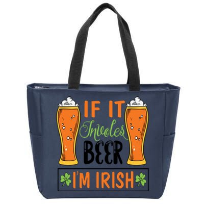 St Patricks Day Drinking Zip Tote Bag