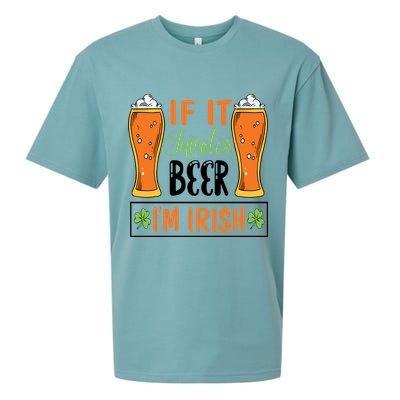 St Patricks Day Drinking Sueded Cloud Jersey T-Shirt