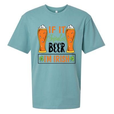 St Patricks Day Drinking Sueded Cloud Jersey T-Shirt