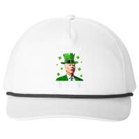 St Patricks Day Funny Happy 4th Of Easter Anti Joe Biden Snapback Five-Panel Rope Hat