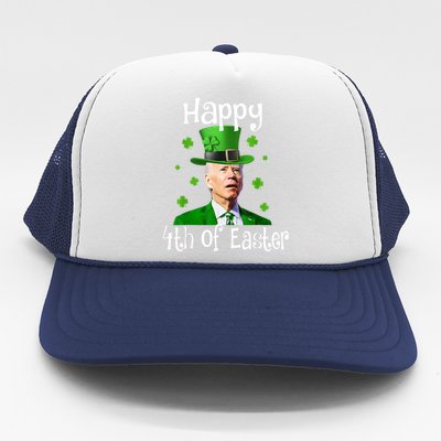 St Patricks Day Funny Happy 4th Of Easter Anti Joe Biden Trucker Hat