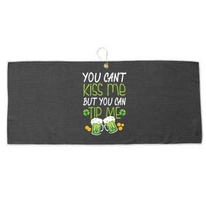 St Patricks Day Gift Funny Bartender Waiter Waitress Server Meaningful Gift Large Microfiber Waffle Golf Towel