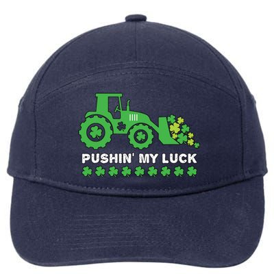 St Patricks Day Pushing My Luck Monster Truck 7-Panel Snapback Hat