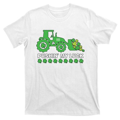 St Patricks Day Pushing My Luck Monster Truck T-Shirt