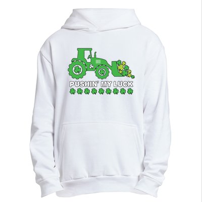 St Patricks Day Pushing My Luck Monster Truck Urban Pullover Hoodie