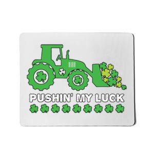 St Patricks Day Pushing My Luck Monster Truck Mousepad