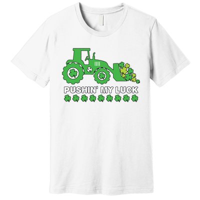 St Patricks Day Pushing My Luck Monster Truck Premium T-Shirt