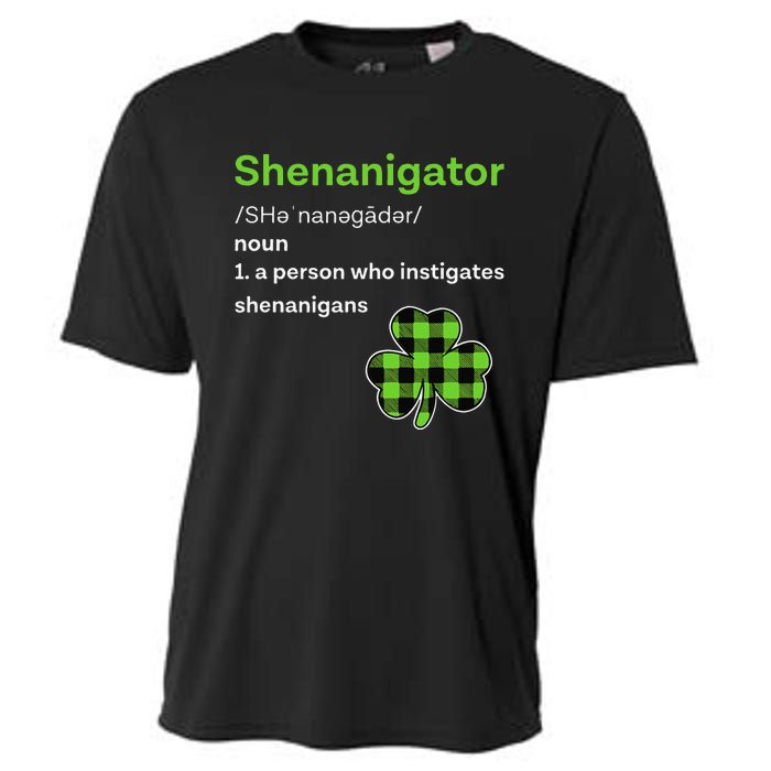 Saint Patrick's Day Gifts Shenanigator Funny Shenanigans Cooling Performance Crew T-Shirt