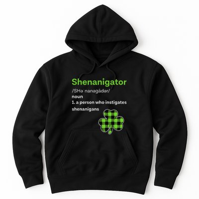 Saint Patrick's Day Gifts Shenanigator Funny Shenanigans Hoodie