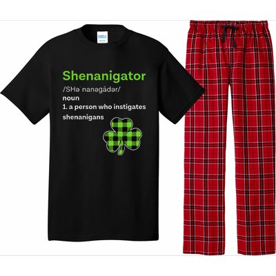 Saint Patrick's Day Gifts Shenanigator Funny Shenanigans Pajama Set