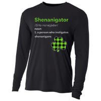 Saint Patrick's Day Gifts Shenanigator Funny Shenanigans Cooling Performance Long Sleeve Crew