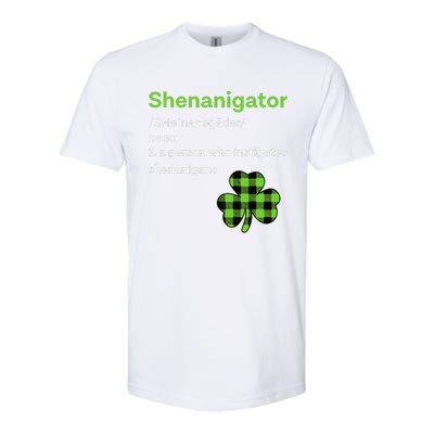 Saint Patrick's Day Gifts Shenanigator Funny Shenanigans Softstyle CVC T-Shirt