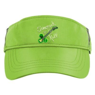 St Pats Day Irish Shamrock Roll Clover Guitar Music Adult Drive Performance Visor