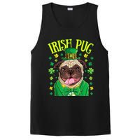 Saint Paticks Day Irish Pug Mom, Dad Rainbow PosiCharge Competitor Tank