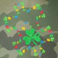 St. Patrick'S Day Autism Awareness Puzzle Piece Shamrock Legacy Tie Dye Trucker Hat