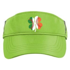 St Patricks Day Shamrock Baseball Gift Adult Drive Performance Visor