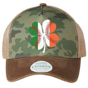 St Patricks Day Shamrock Baseball Gift Legacy Tie Dye Trucker Hat