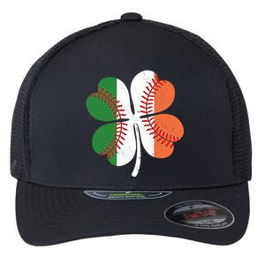 St Patricks Day Shamrock Baseball Gift Flexfit Unipanel Trucker Cap