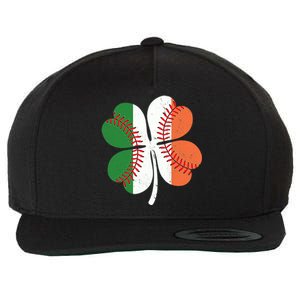 St Patricks Day Shamrock Baseball Gift Wool Snapback Cap